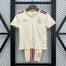 Conjunto Infantil Flamengo Bege 2026