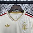 Conjunto Infantil Flamengo Bege 2026